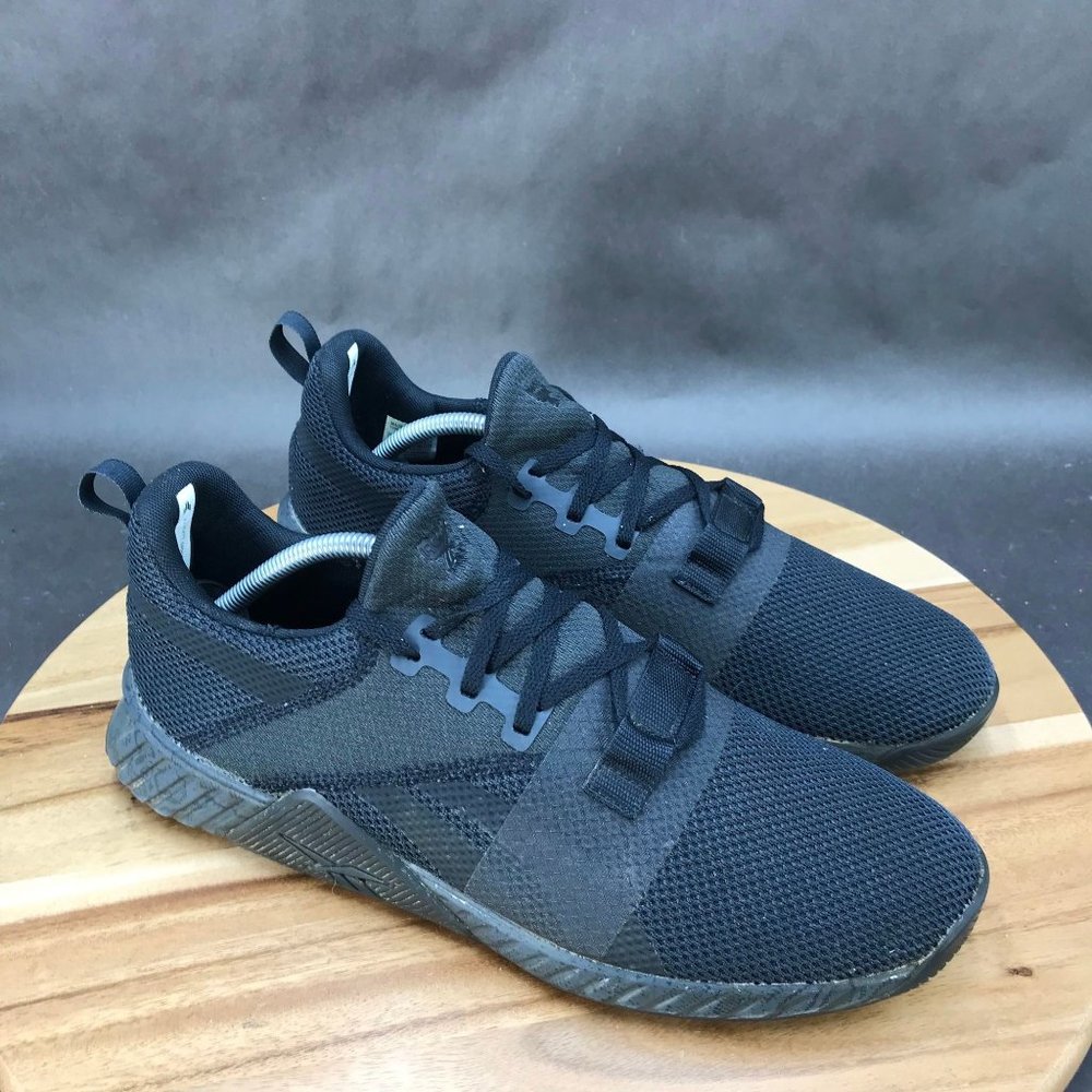 Reebok Flashfilm Train 2 'Core Black' Athletic Shoes Low Top Lace Up Mens Sz‎ 12